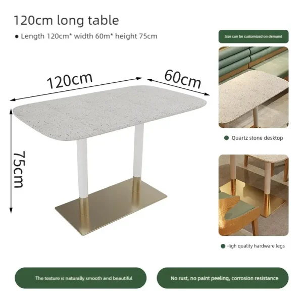 120cm restaurant table dimensions