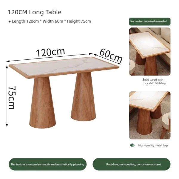 120×60cm table