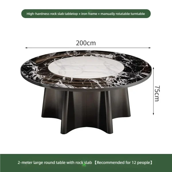 2.0m hotel round table