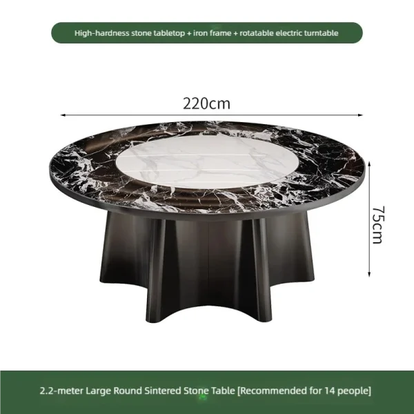 2.2m hotel round table