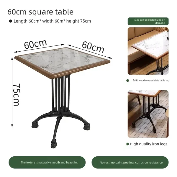 60cm restaurant square table dimensions (2)