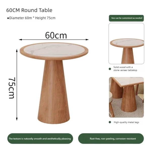 60cm round table