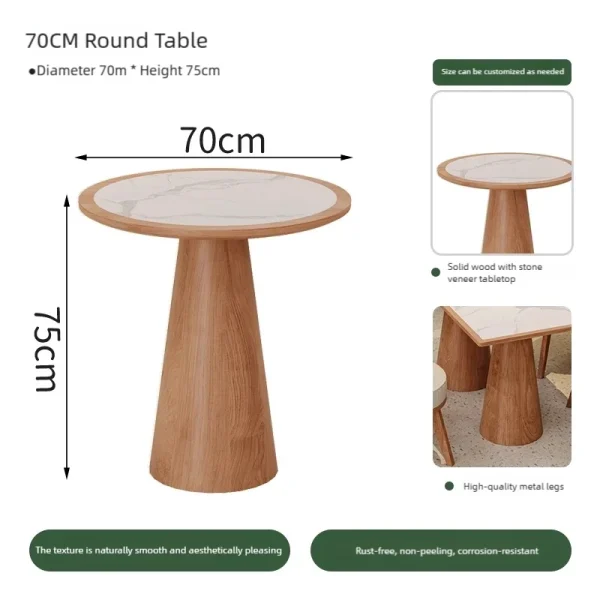 70cm round table