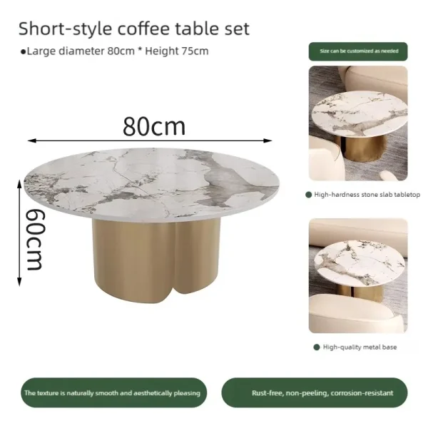 80-60CM lobby coffe table dimensions