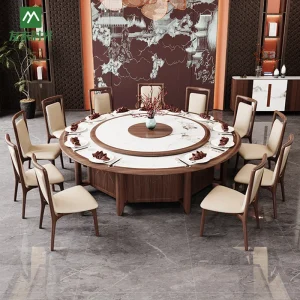 Wholesale hotel round dining table set (1)