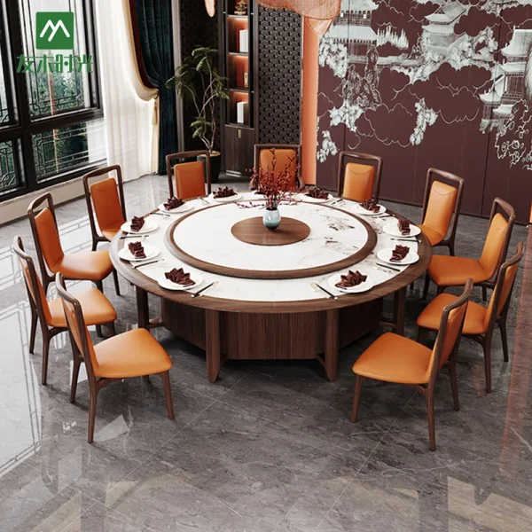 Wholesale hotel round dining table set (3)
