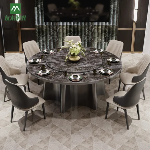 banquet electric round table set (2)