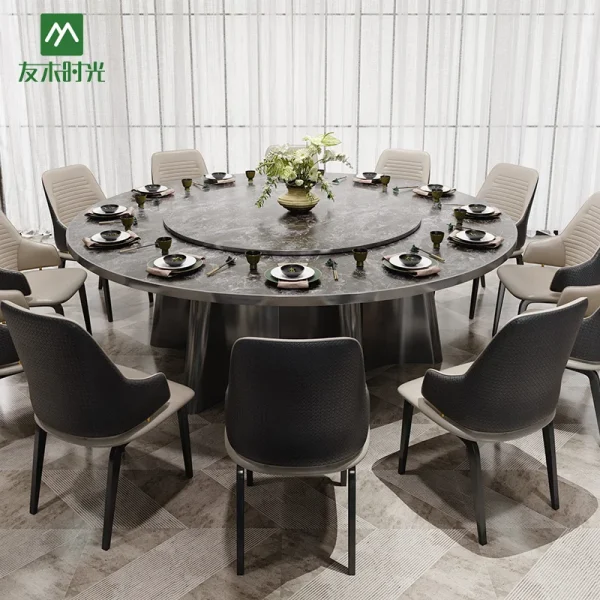banquet electric round table set (4)