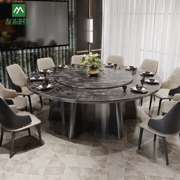 banquet electric round table set (6)