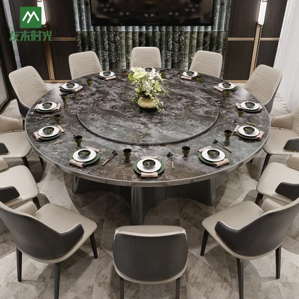 banquet electric round table set (7)