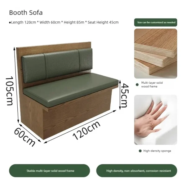 Commercial Hot Pot Restaurant Furniture Wholesale – Built-in Induction Hot Pot Tables, Comfortable Chairs & Booth Sofas - Image 6