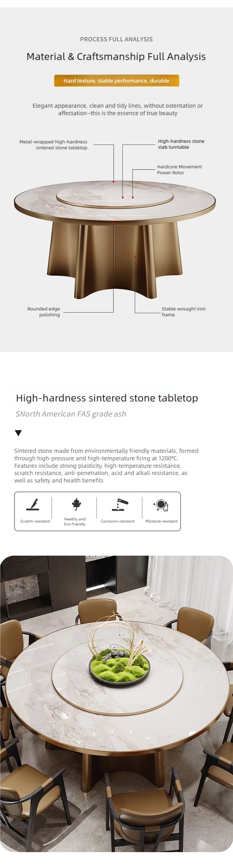 detalhes de conjunto de mesa de jantar redonda de hotel (2)