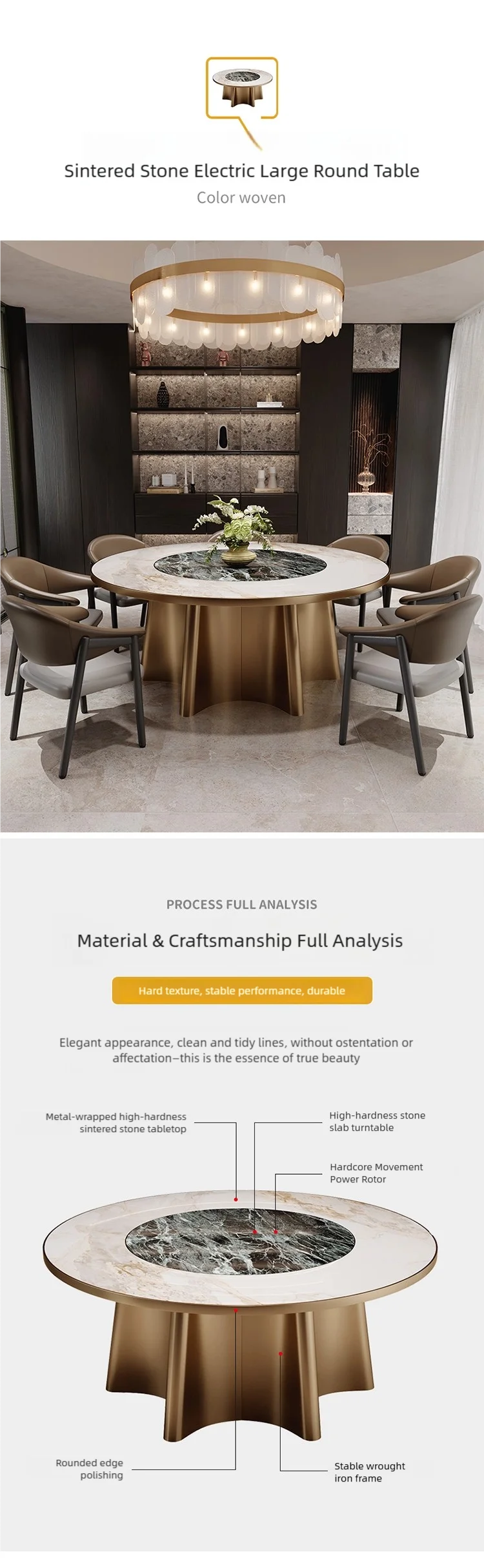 酒店圆桌套装的详细资料 (1)