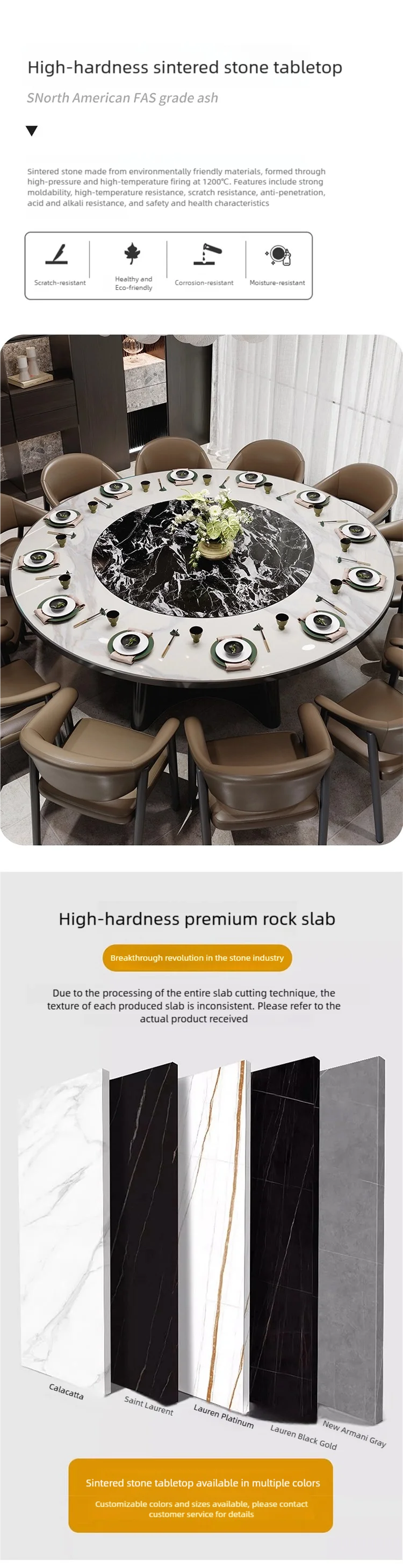 酒店圆桌套装的详细资料 (2)