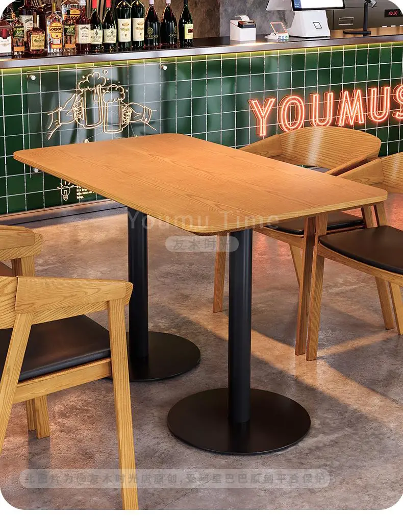 details of restaurant table and chair set (10)