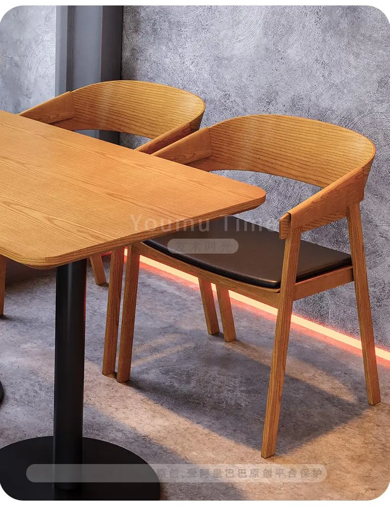 details of restaurant table and chair set (4)