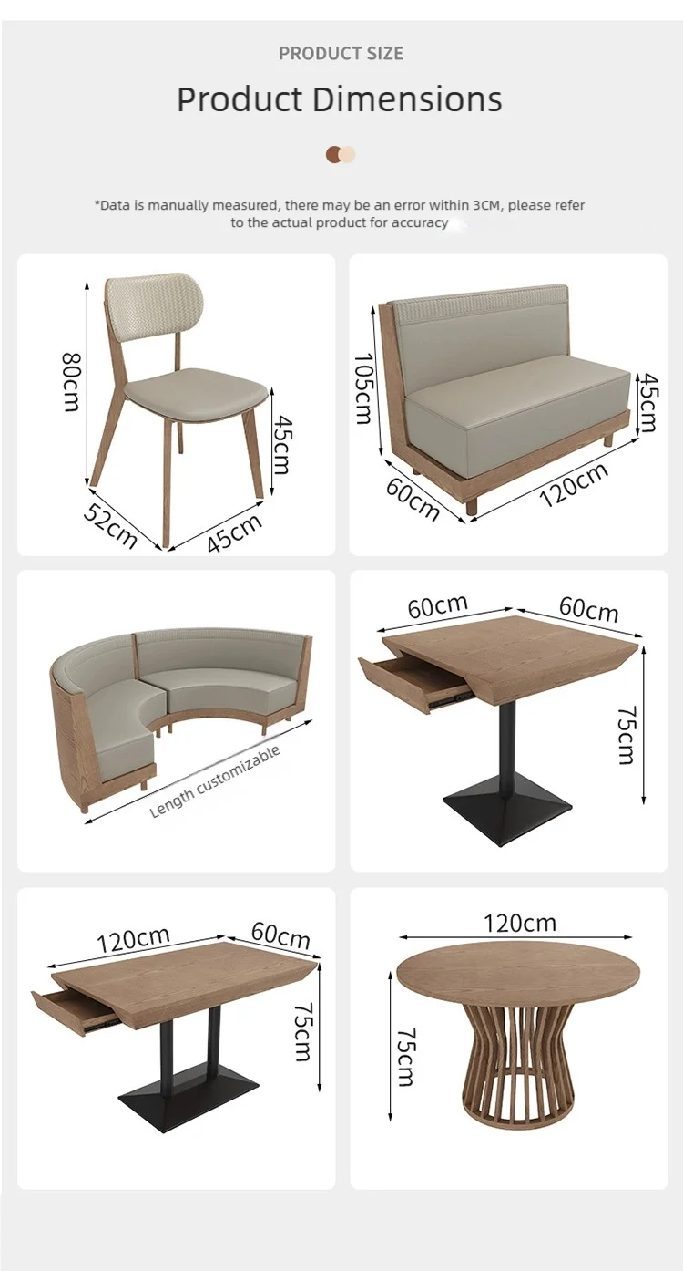 details of restaurant table and chair set (5)