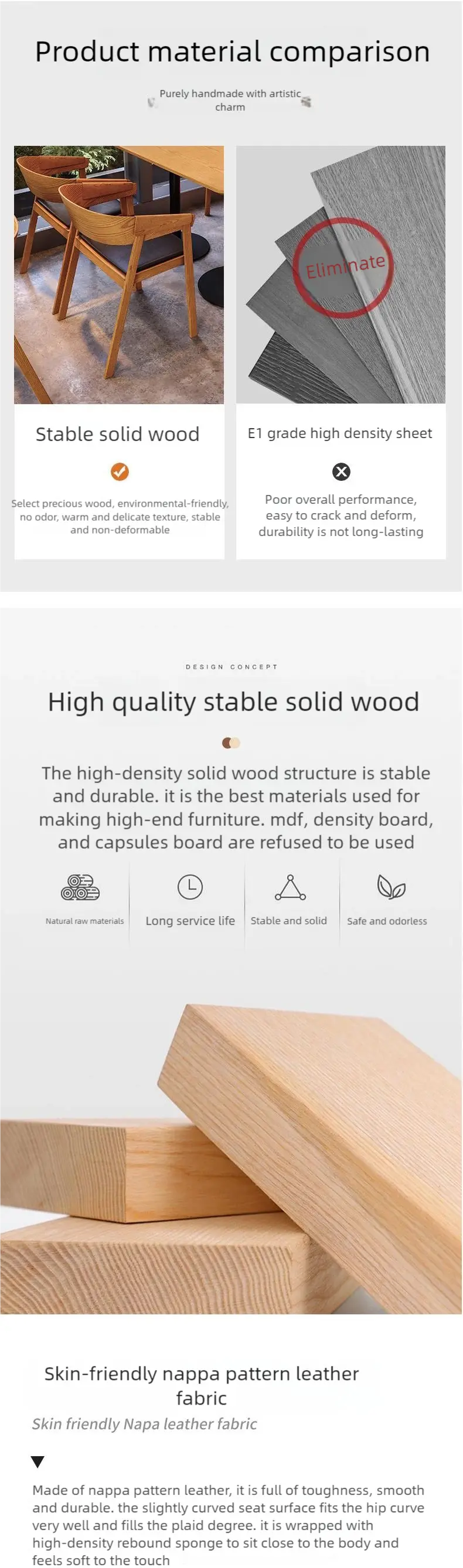 details of restaurant table and chair set (5)