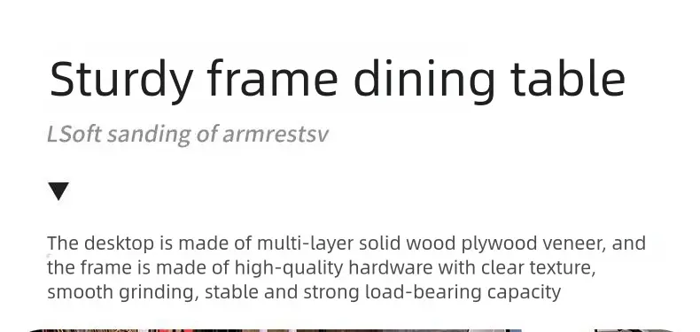 details of restaurant table and chair set (9)