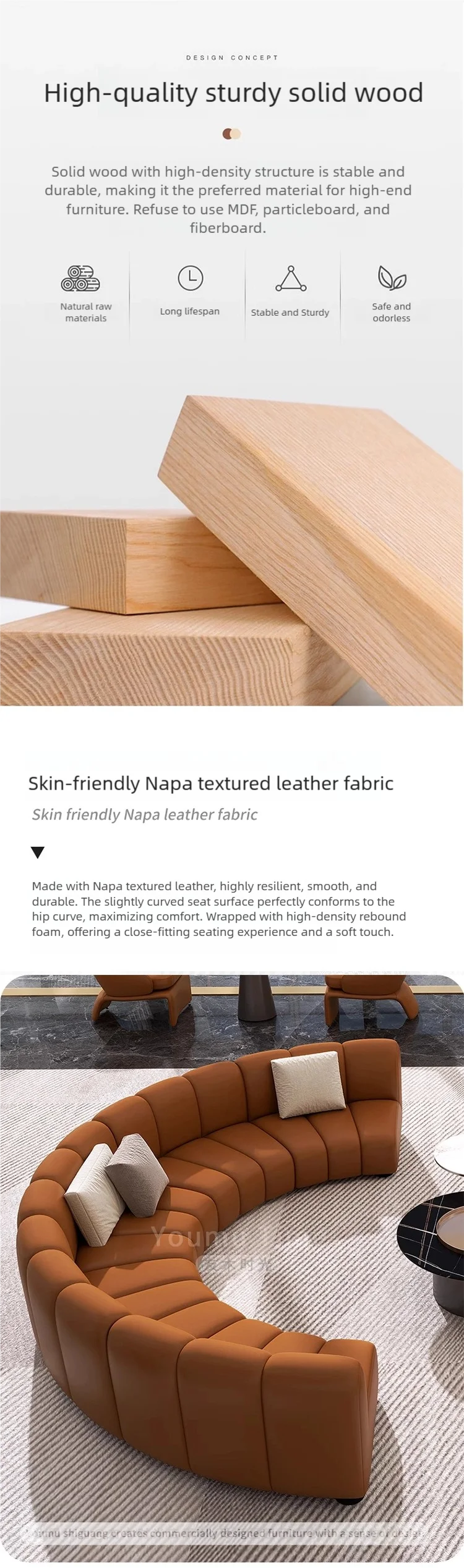 pormenores do conjunto de sofás modulares para receção lobby (3)