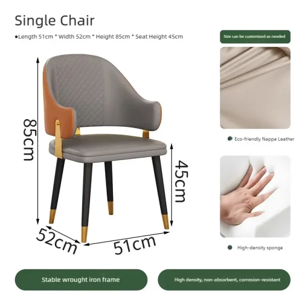 hospitality lobby single chair dimensions