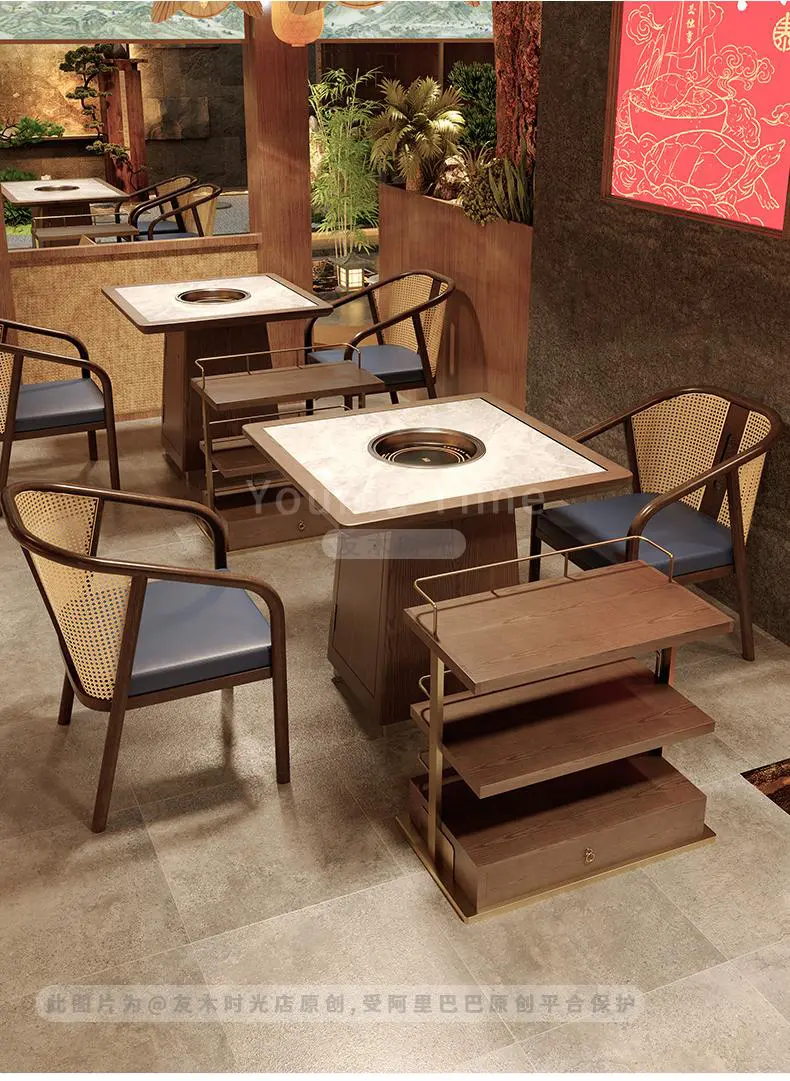 hot pot restaurant furniture details (2)