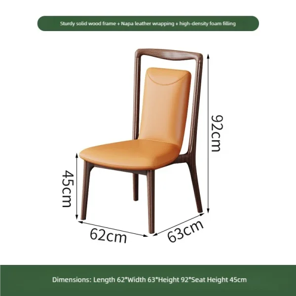 hotel chair dimensions