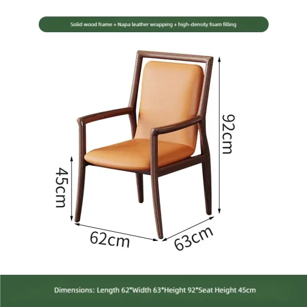 hotel chair with armrest dimensions