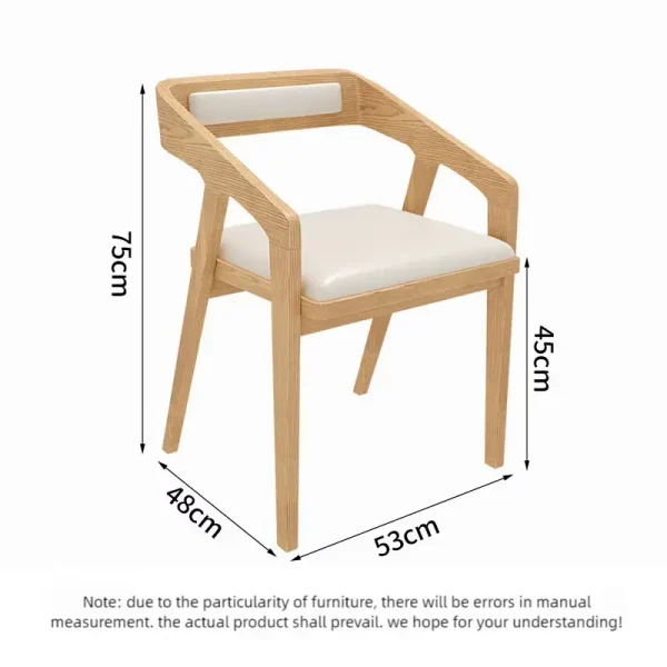 library chair dimensions