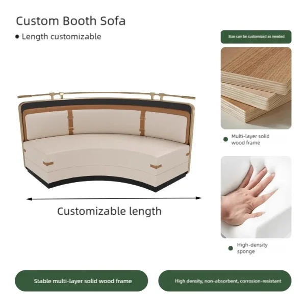 Lobby geschwungenes Sofa