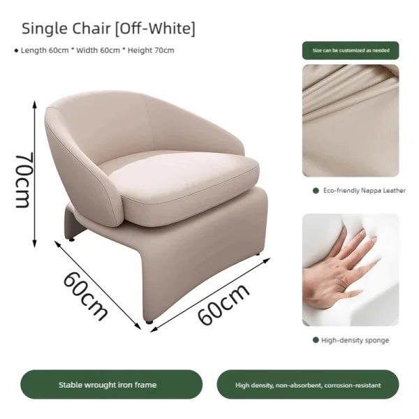 lobby lazer sofá individual estilo 2