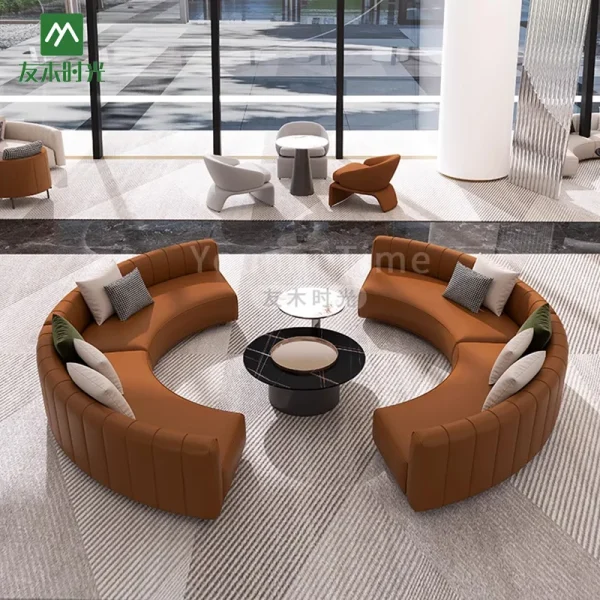 conjunto de sofás modulares para receção no átrio (1)