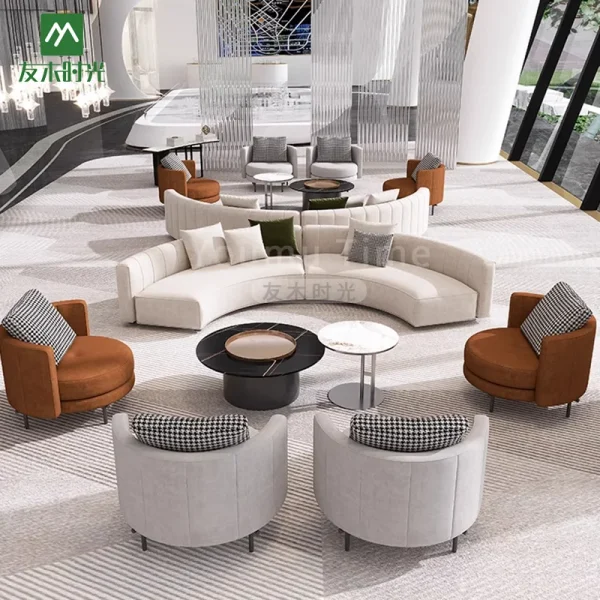 conjunto de sofás modulares para receção no átrio (5)