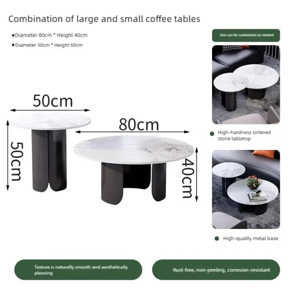 nesting coffee tables dimensions