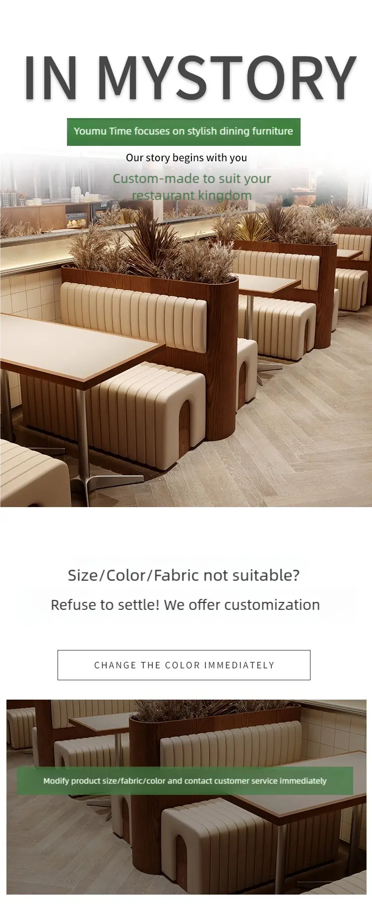 restaurant booths and tables details(1)