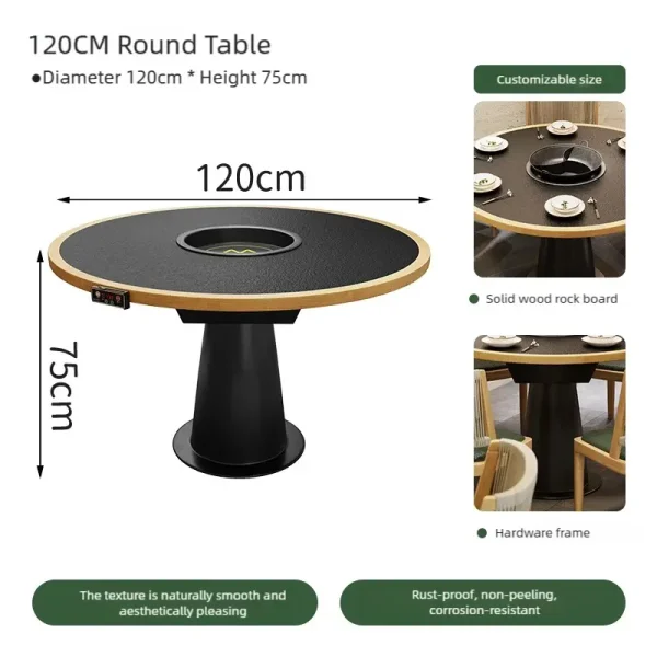 120cm round desk