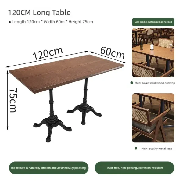 120×60cm pub table (2)