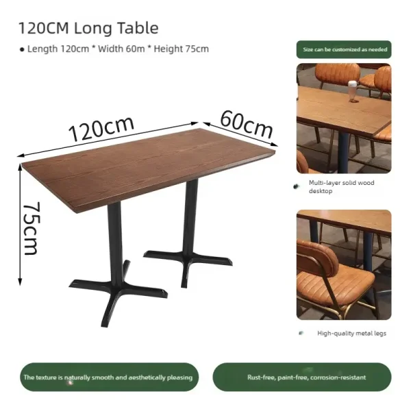 Wholesale Pub Furniture Set – Retro Industrial Style Pub Table and Chair Set