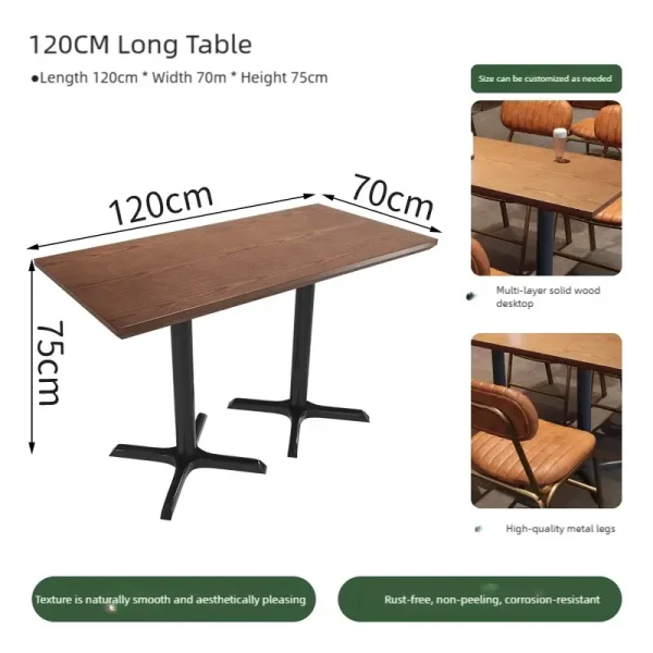 Wholesale Pub Furniture Set – Retro Industrial Style Pub Table and Chair Set