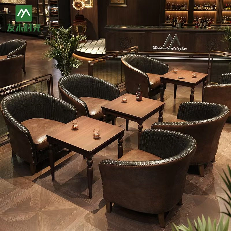 Wholesale Vintage Pub Table and Chair Sets, Bulk Pub Furniture for Sale - 图片 5