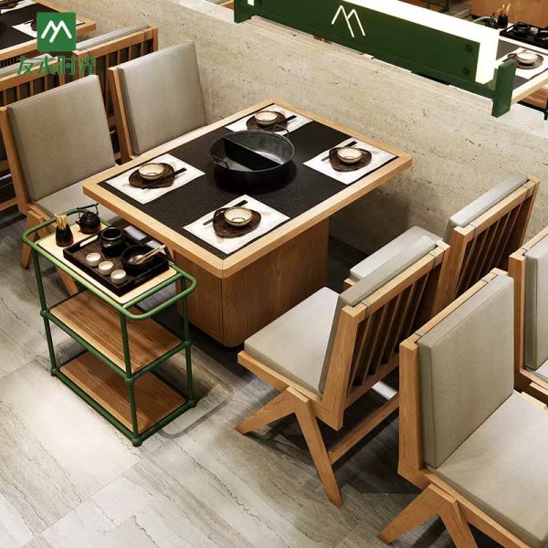 Wholesale Southeast Asian Style Hot Pot Restaurant Tables and Chairs