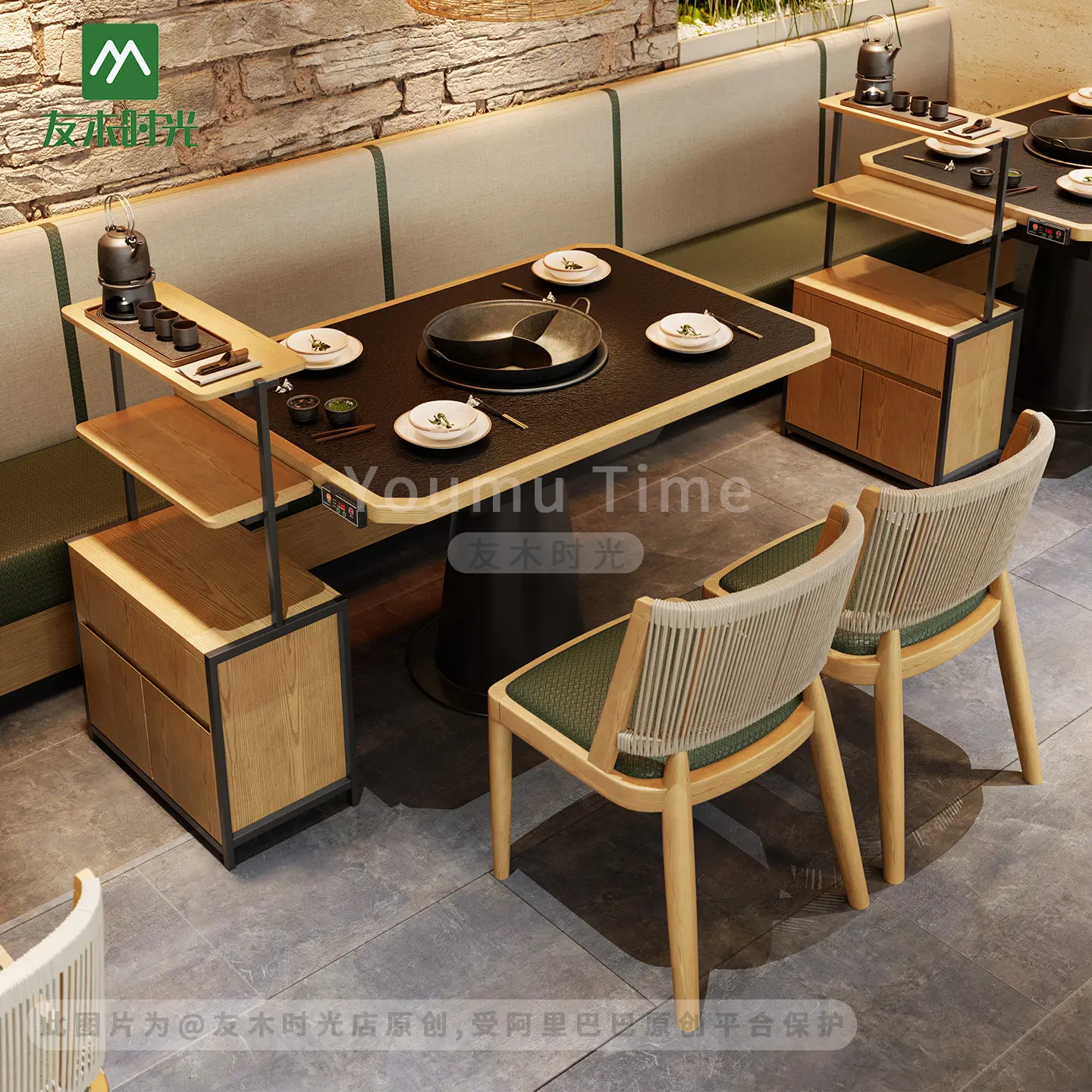 Wholesale hot pot restaurant furniture (1)