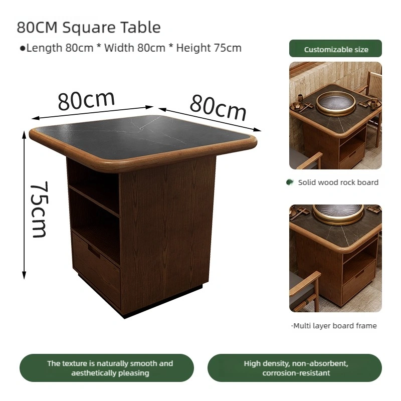 Wholesale Hot Pot Tables and Chairs in Retro Style — изображение 9