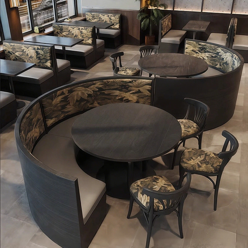 Restaurant Furniture Supplier – Wholesale High-end Luxury Restaurant Tables, Chairs, and Semi-Circular Booth Sofas - Imagen 4