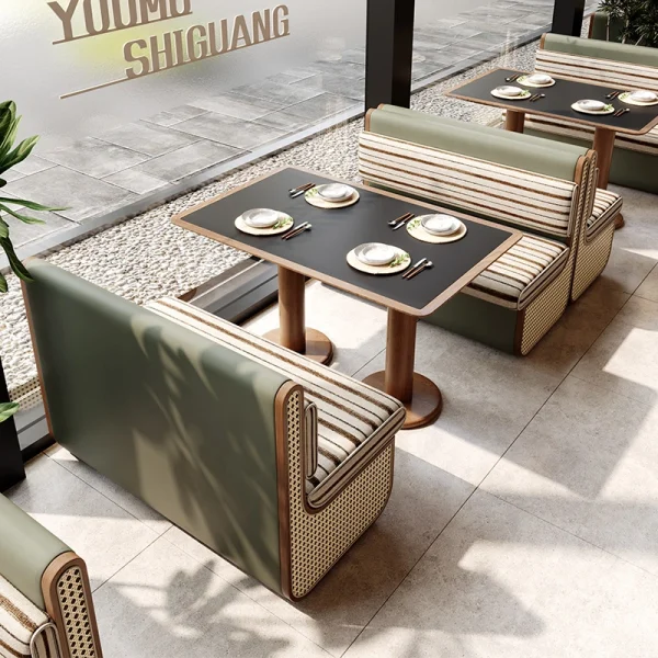 Wholesale Restaurant Booth Sofa, Chair, Table For Fusion, Modern Restaurants