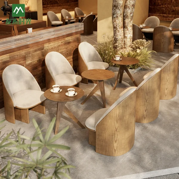 Wholesale Warm Cafe Furniture – Modern Design Suitable for Commercial Spaces
