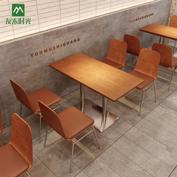 Custom-made Cafe Table and Chair Sets Wholesaler, Modern and Minimalist Style - Tables, Chairs, and Booth Seating.