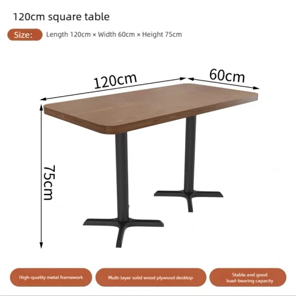 Wholesale Minimalist Retro Cafe Furniture - Including Table, Chair, and Booth Sofa