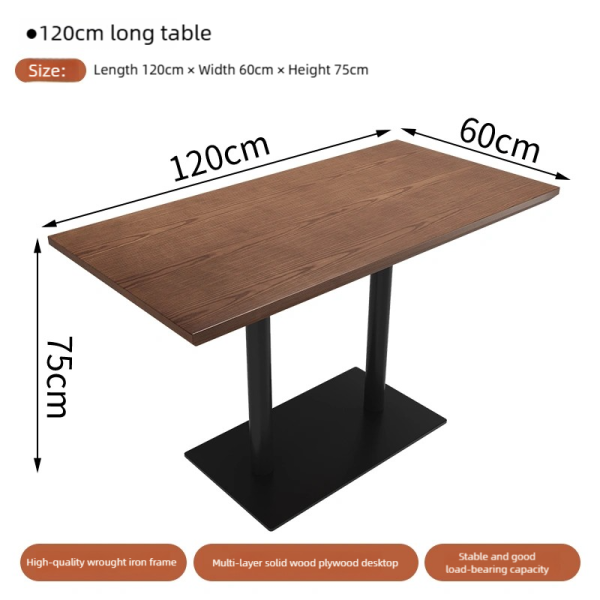 Bulk Coffee Shop Furniture Wholesale Simple and Retro Style – Restaurant Table and Chair Sets Manufacturer