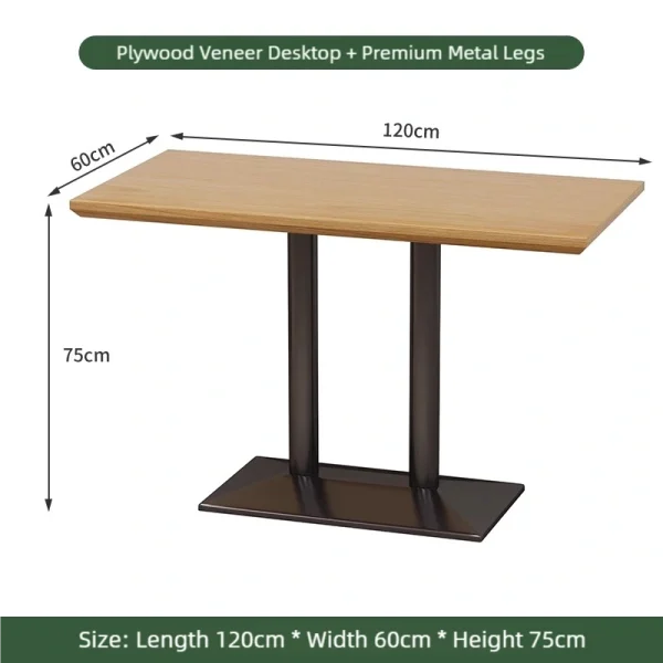 Factory Direct Supply Japanese-style Minimalist Restaurant Table and Chair Sets